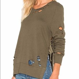 Pam & Gela Sweater with holes, XS